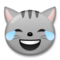 Cat Face With Tears of Joy emoji on LG